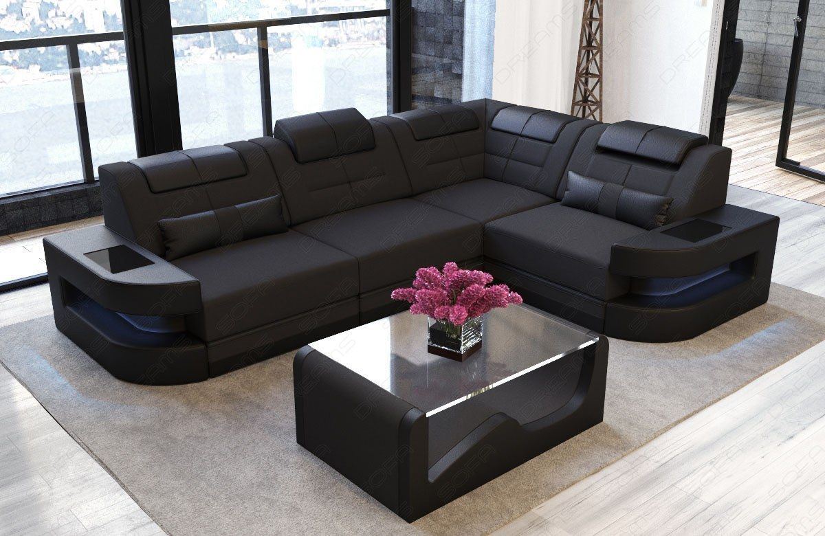 Mini Sofa Taho With Fabric Cover Couch With Led