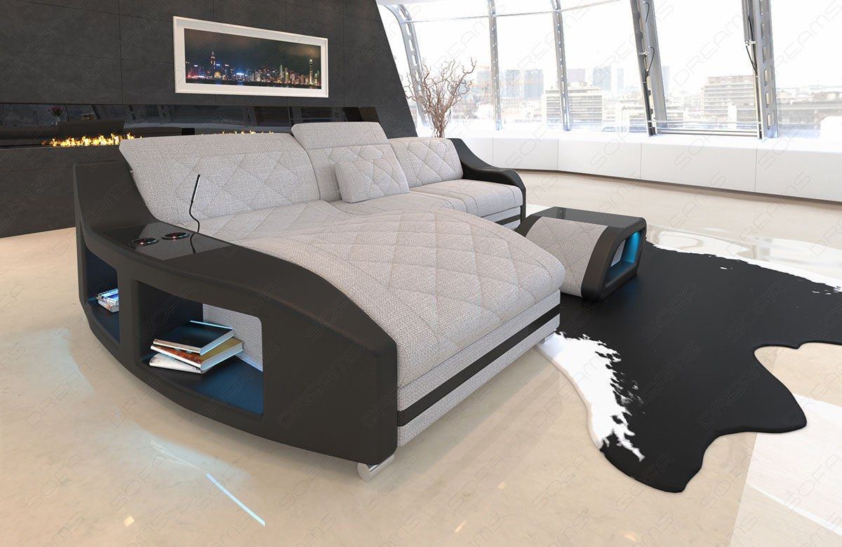 Fabric Sofa Comfort Mini L Shape Sofa