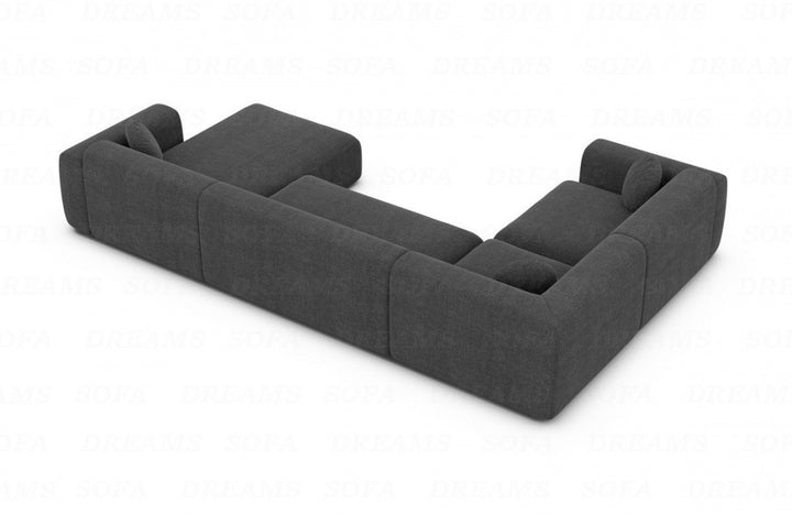 Living area Cortegada U-shaped fabric