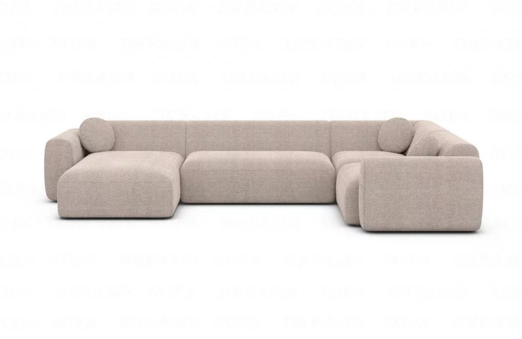 Living area Cortegada U-shaped fabric