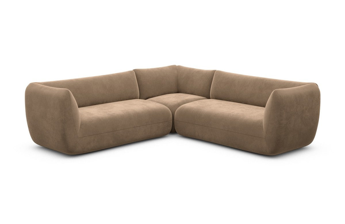 Corner Sofa Madrid L Shape Fabric