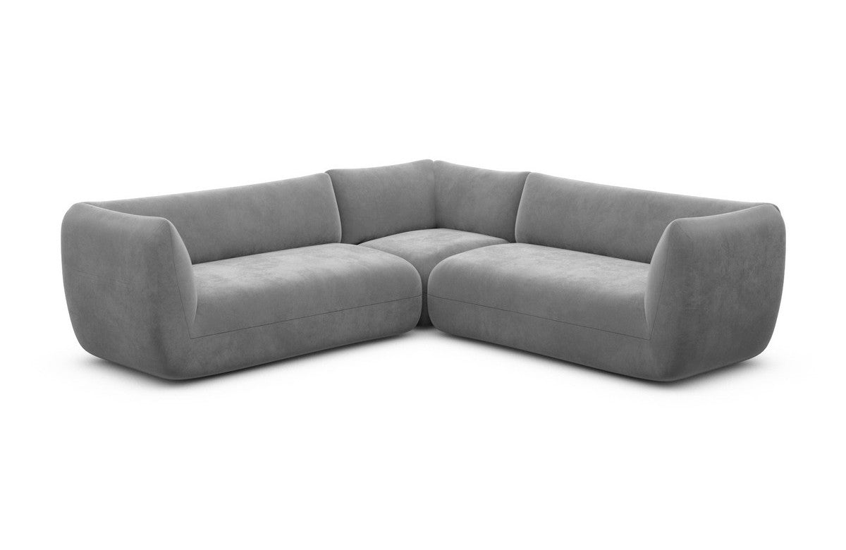 Corner Sofa Madrid L Shape Fabric