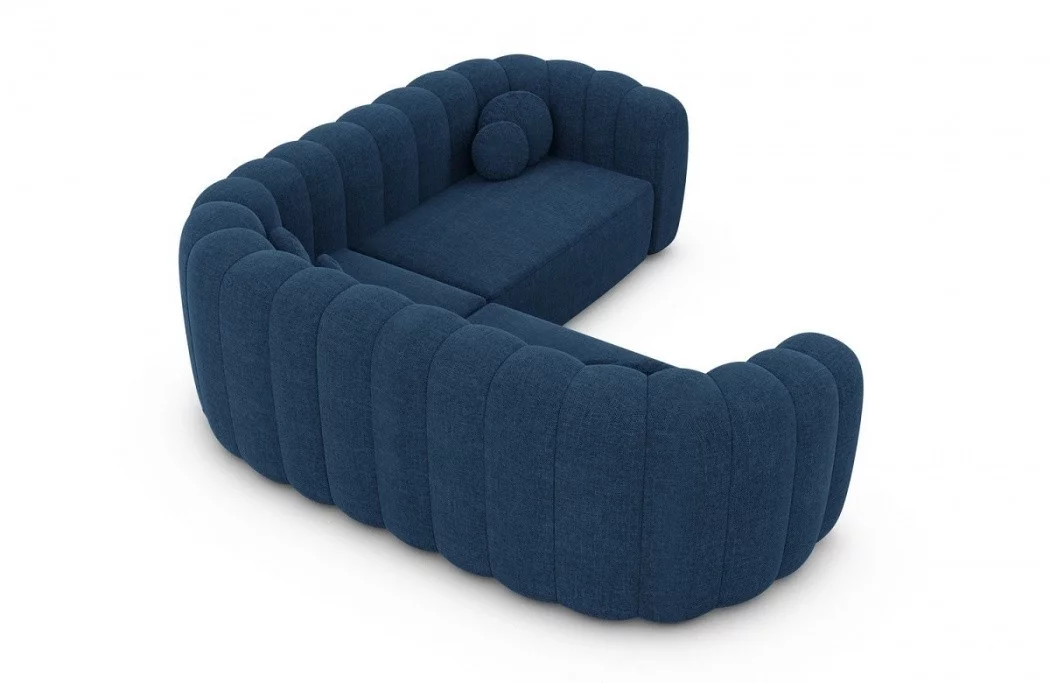 Corner sofa Almeria L shape fabric