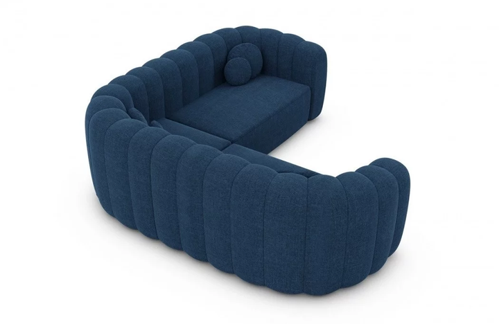 Corner sofa Almeria L shape fabric