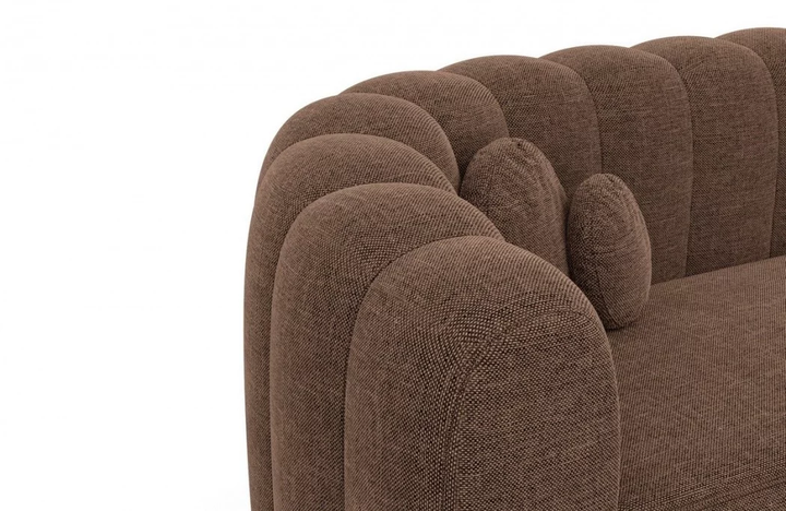 Corner sofa Almeria L shape fabric