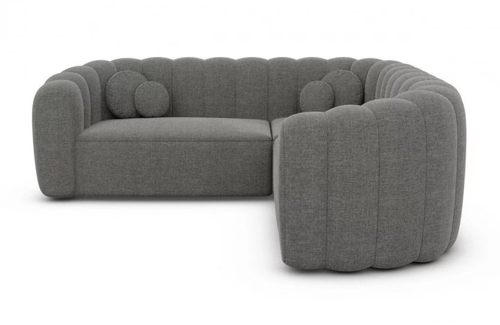 Corner sofa Almeria L shape fabric