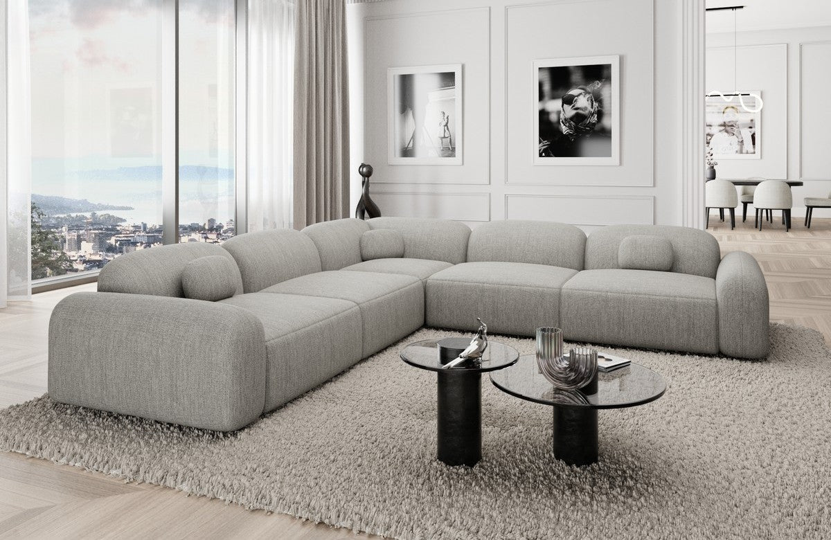 Corner Sofa Barcelona L Shape Fabric