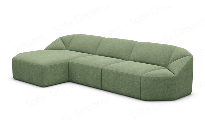 Upholstered Corner Sofa Cabrera L Shape Short
