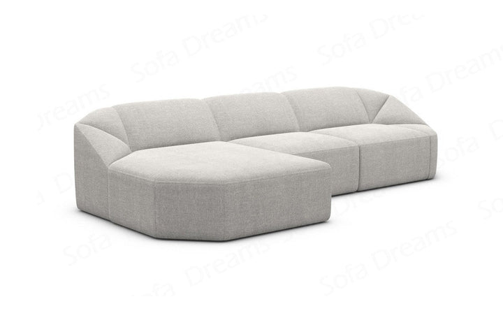 Upholstered Corner Sofa Cabrera L Shape Short
