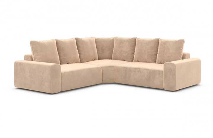 Corner sofa Gomera L shape fabric