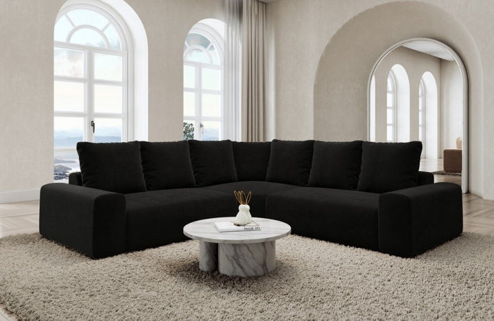 Corner sofa Gomera L shape fabric