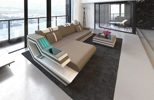 Fabric Sofa Rodeo In Microfiber Woven Velvet