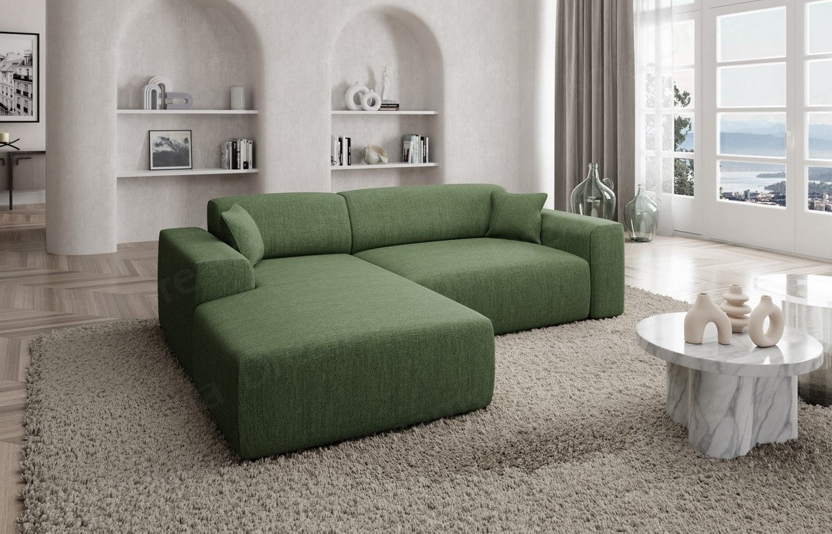L Shape Fabric Sofa Mallorca Short
