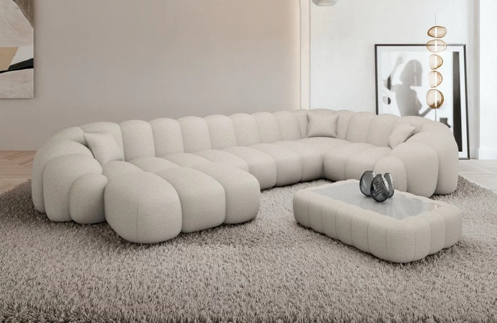 Upholstered living area Rajada U shape
