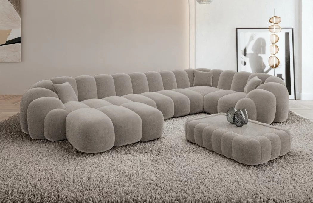 Upholstered living area Rajada U shape