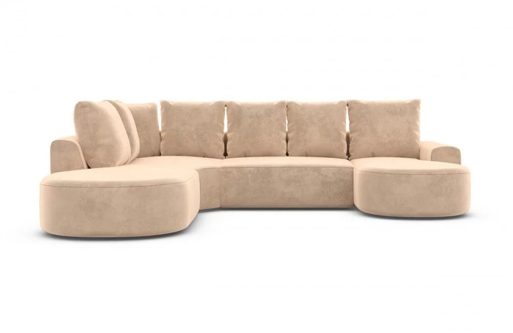 Fabric living area Gomera U-shaped lounge