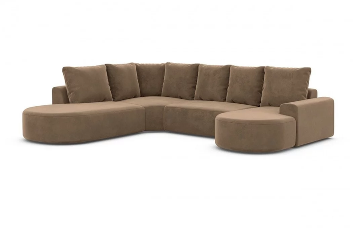 Fabric living area Gomera U-shaped lounge