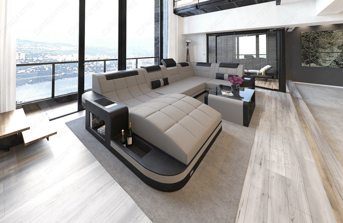 Sofa Sectional Konstantin With Fabric Cover