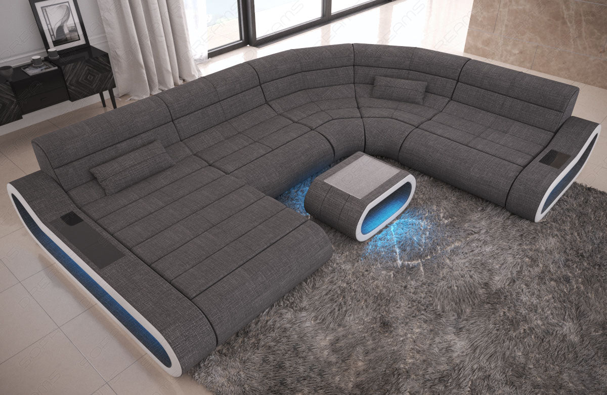 Sofa Sectional Laguna Xxl In Fabric