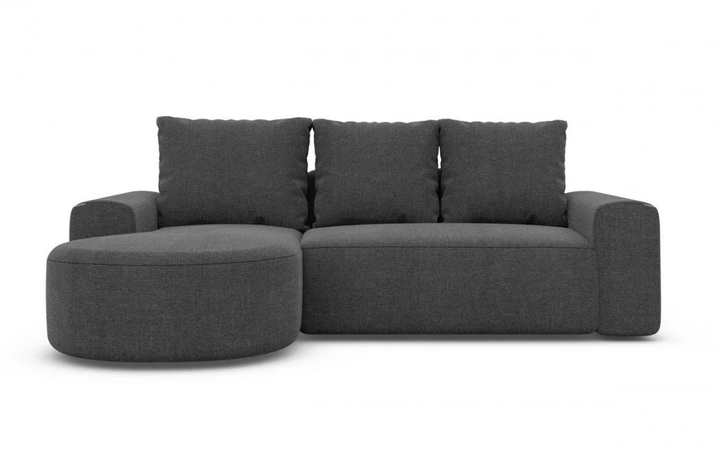 Fabric corner sofa Gomera L shape short
