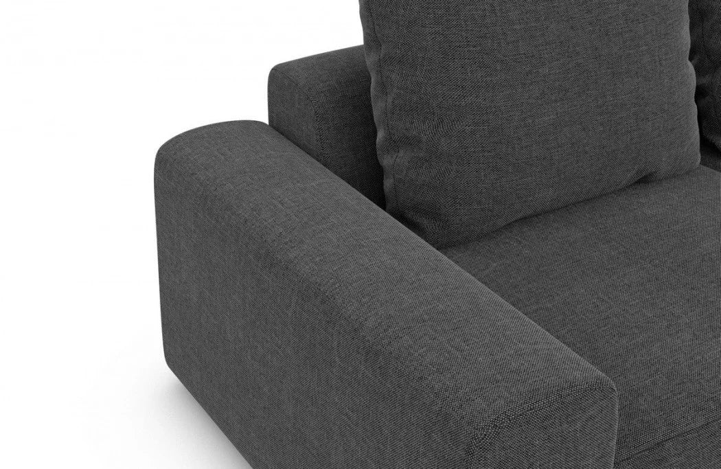Fabric corner sofa Gomera L shape short