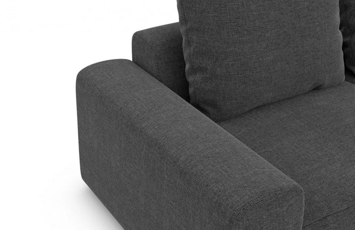 Fabric corner sofa Gomera L shape short