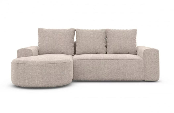 Fabric corner sofa Gomera L shape short