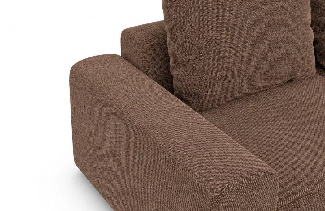 Fabric corner sofa Gomera L shape short