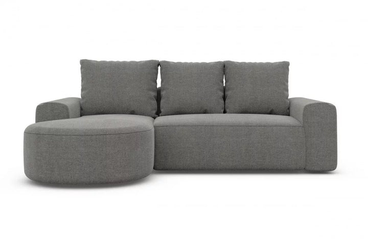 Fabric corner sofa Gomera L shape short