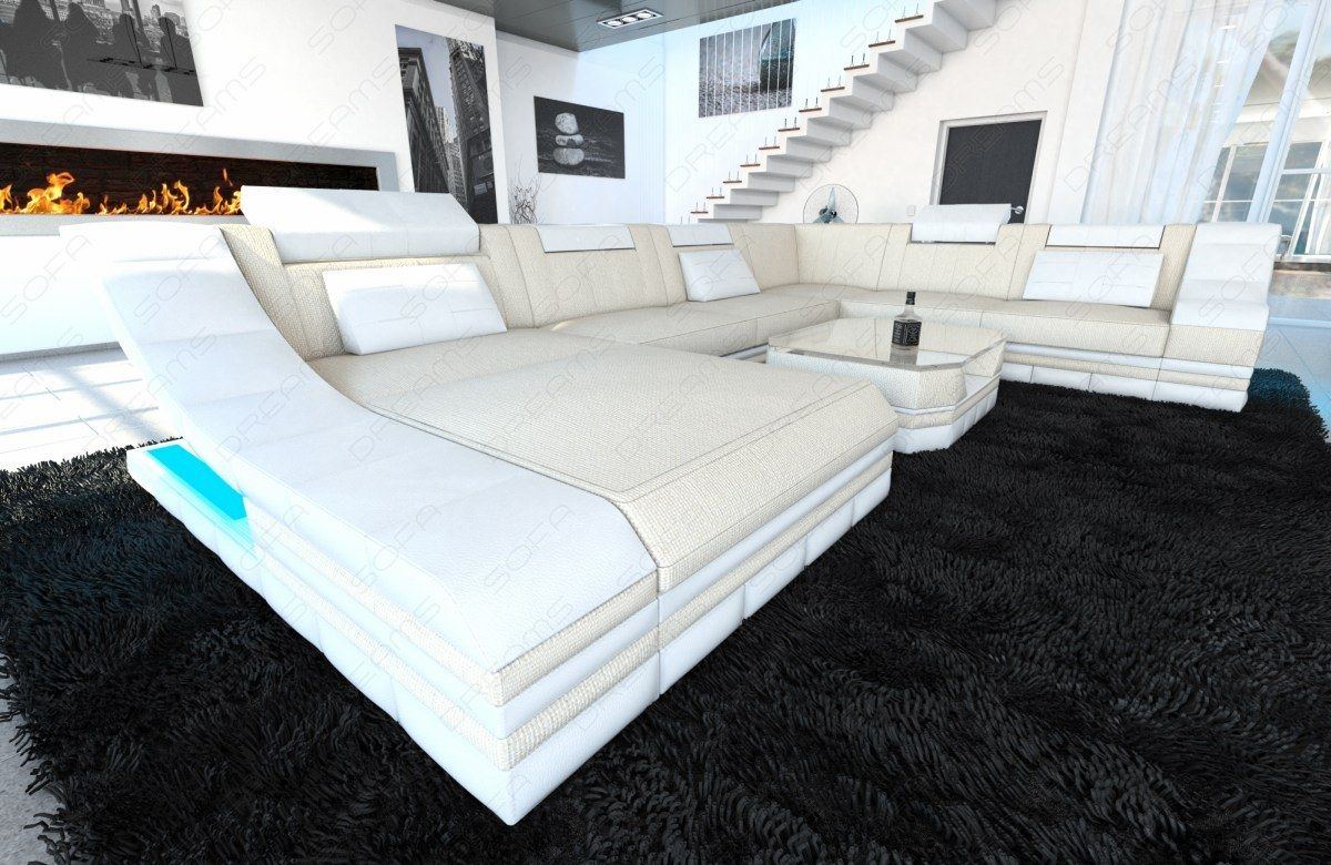 Sofa Sectional Temoni Xxl As A Fabric Sofa