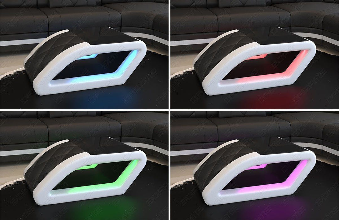 optionale LED Beleuchtung inkl Fernbedienung  (kabellos mit Lithium Ion Akku)