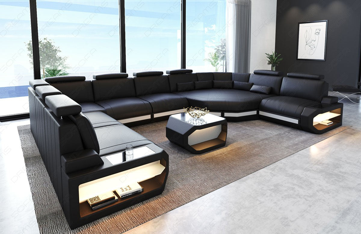 Leather Sectional Rayy