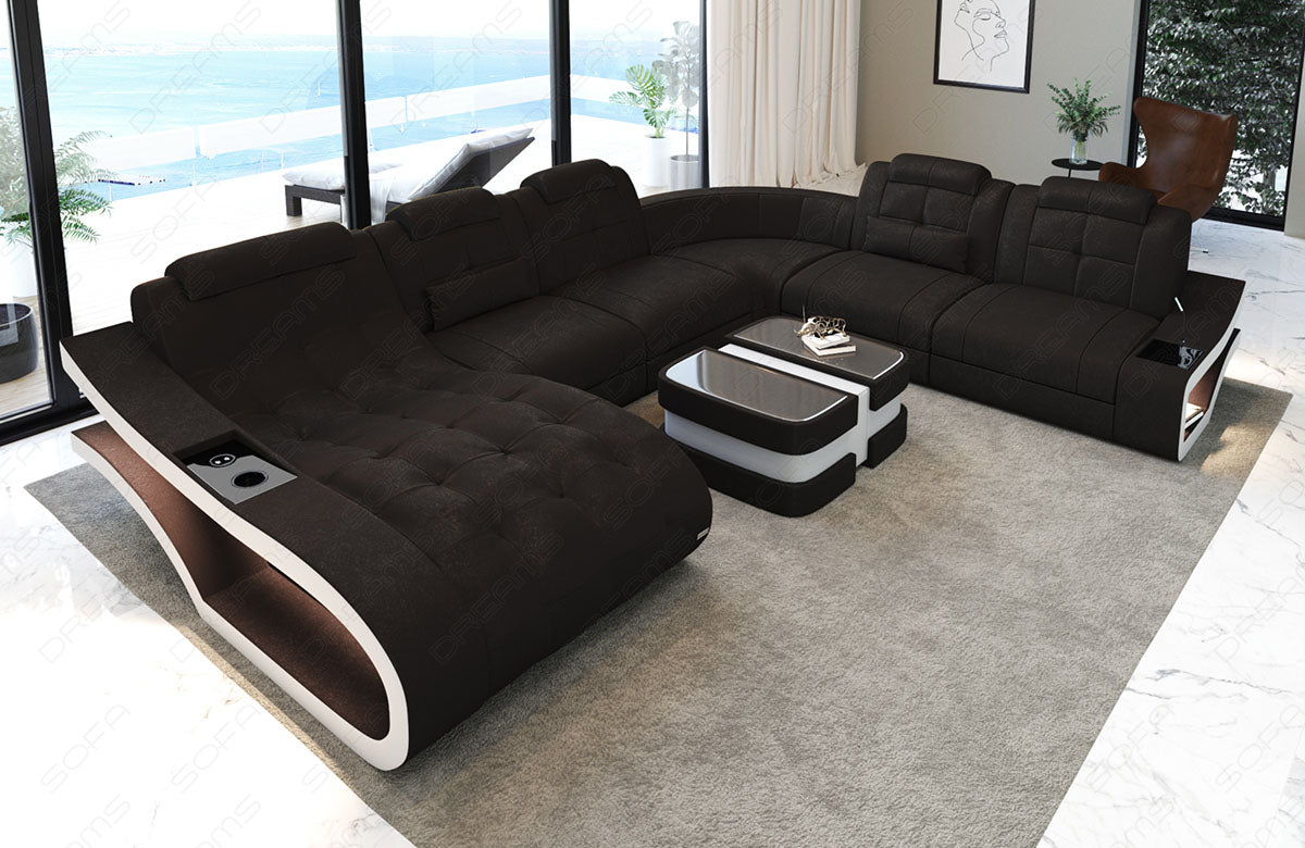 Fabric Sectional Elegance Xxl