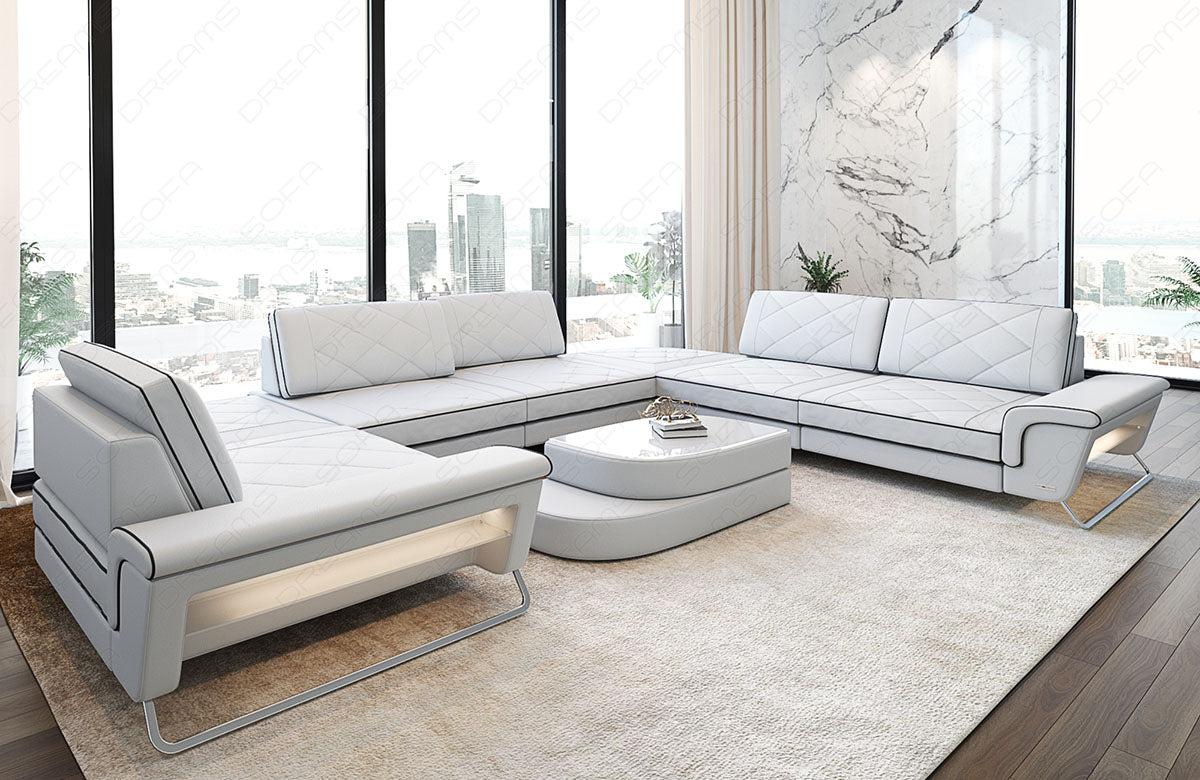 Leather Sectional Otello