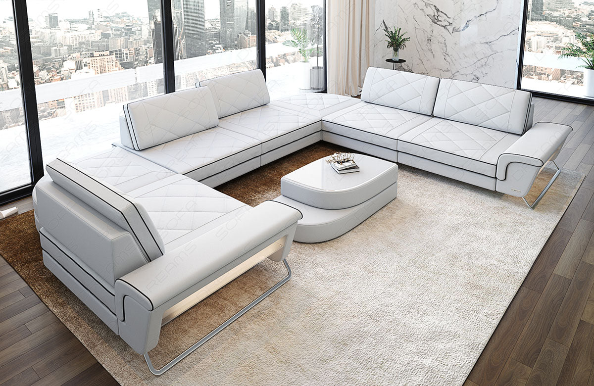 Leather Sectional Otello