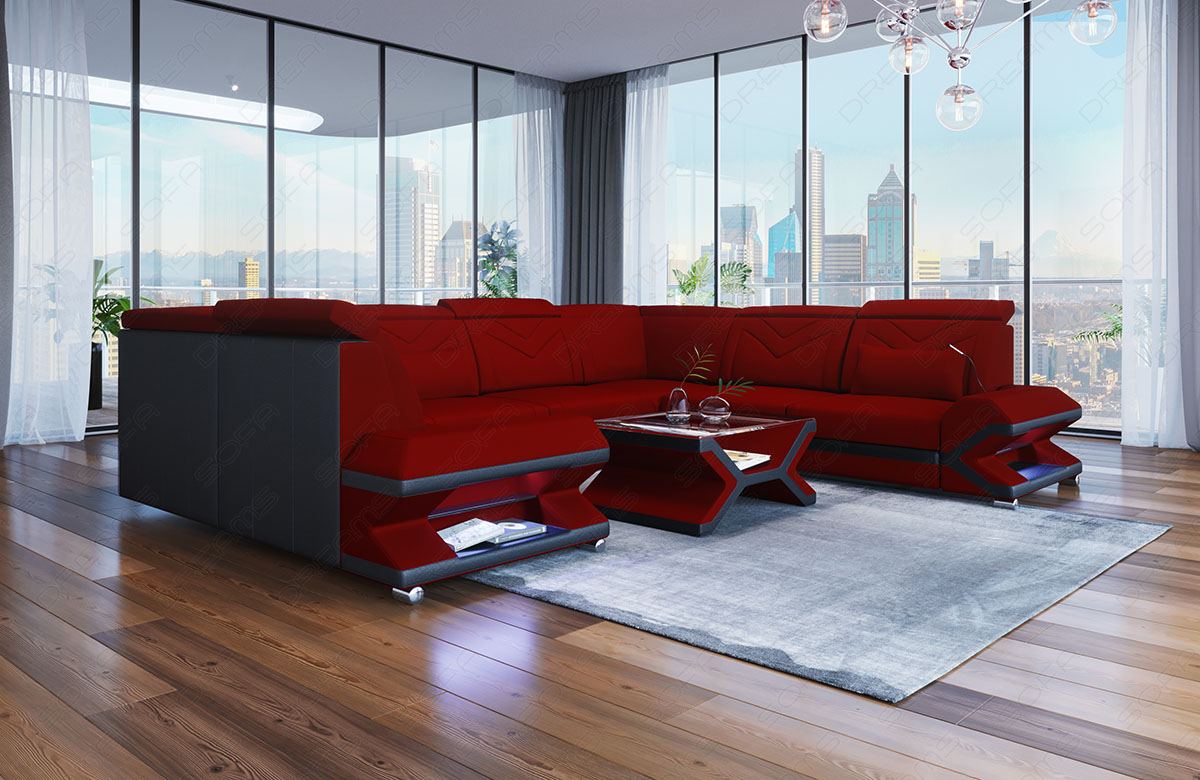 Sofa Serano U Shape Mini Fabric Cover