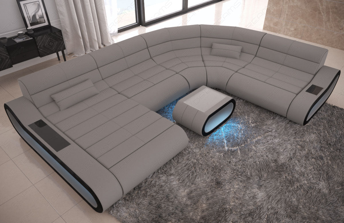 Sofa Sectional Laguna Xxl In Fabric