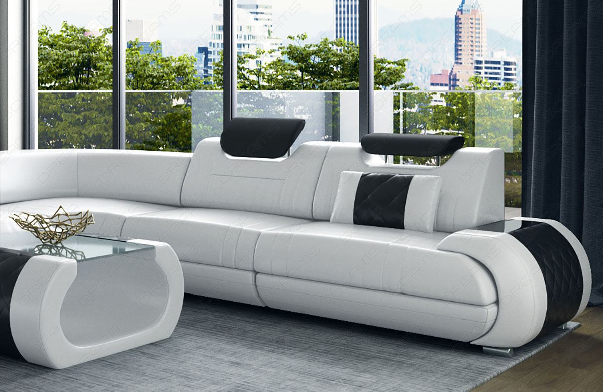 XXL living area Rimini Ã¢â‚¬â€œ leather, modern and comfortable