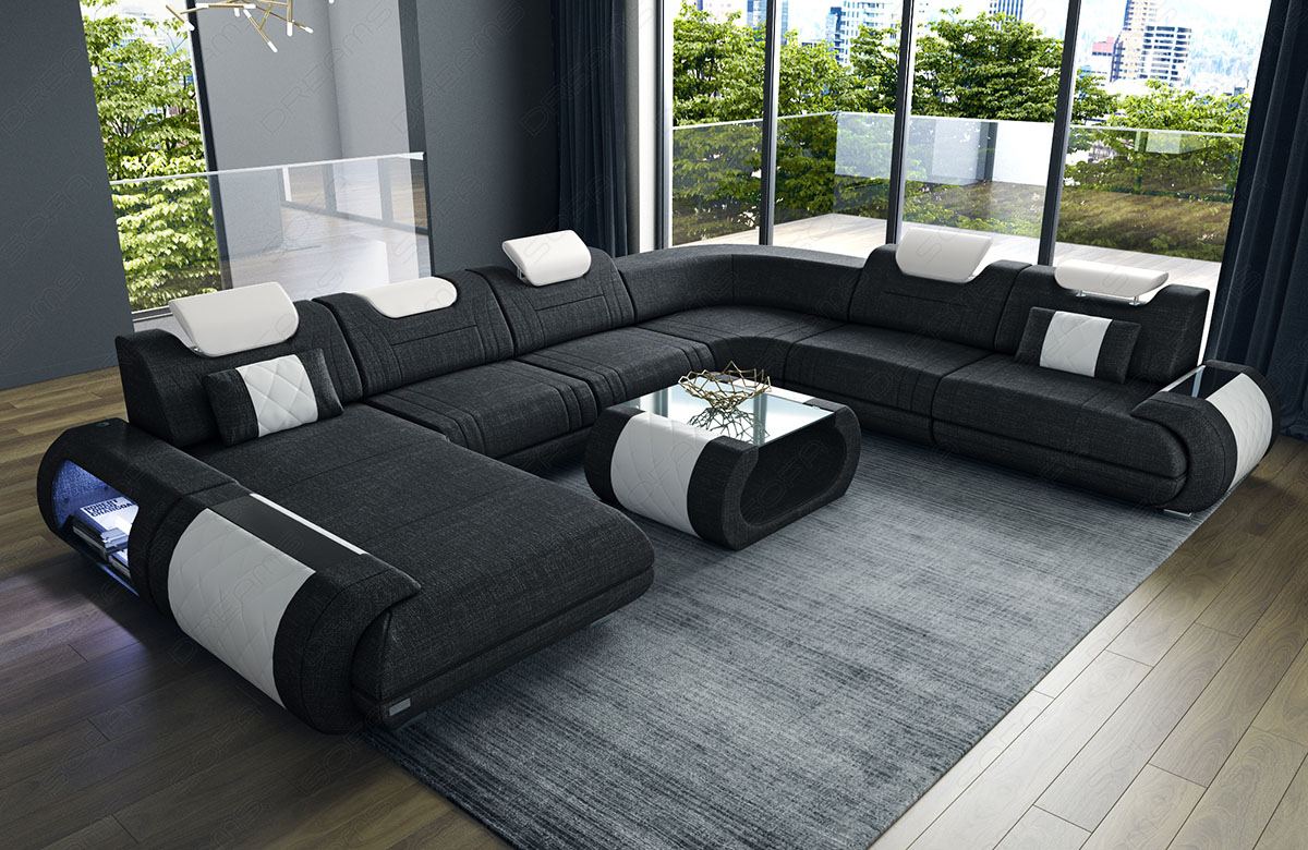 Fabric Sectional Rimini XXL