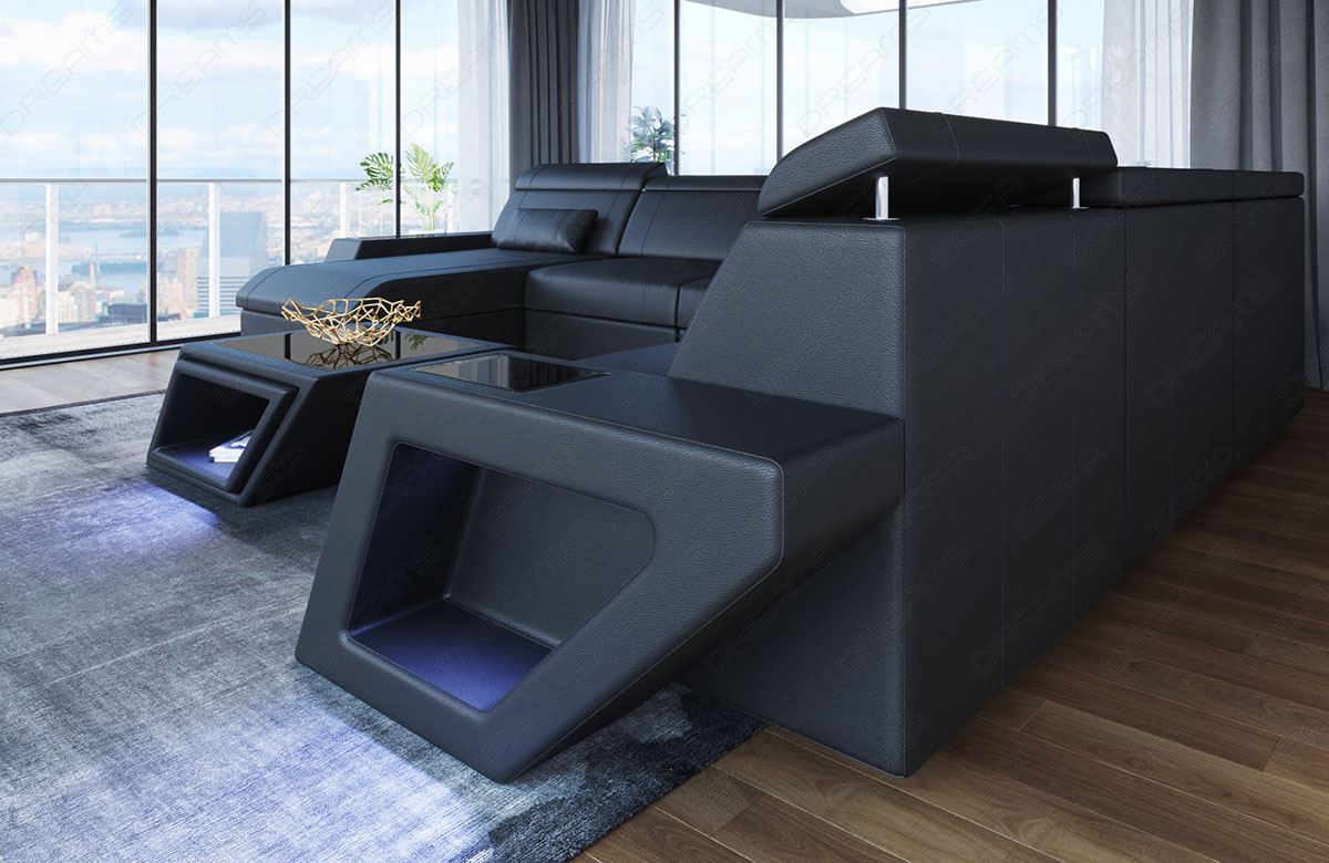 Xxl Kitargo Leather Sectional