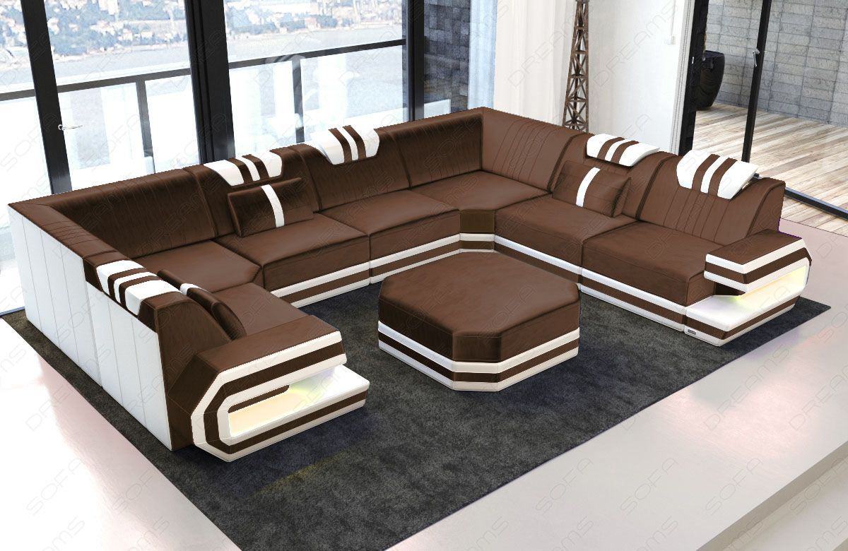 Devolo Sectional In Microfiber