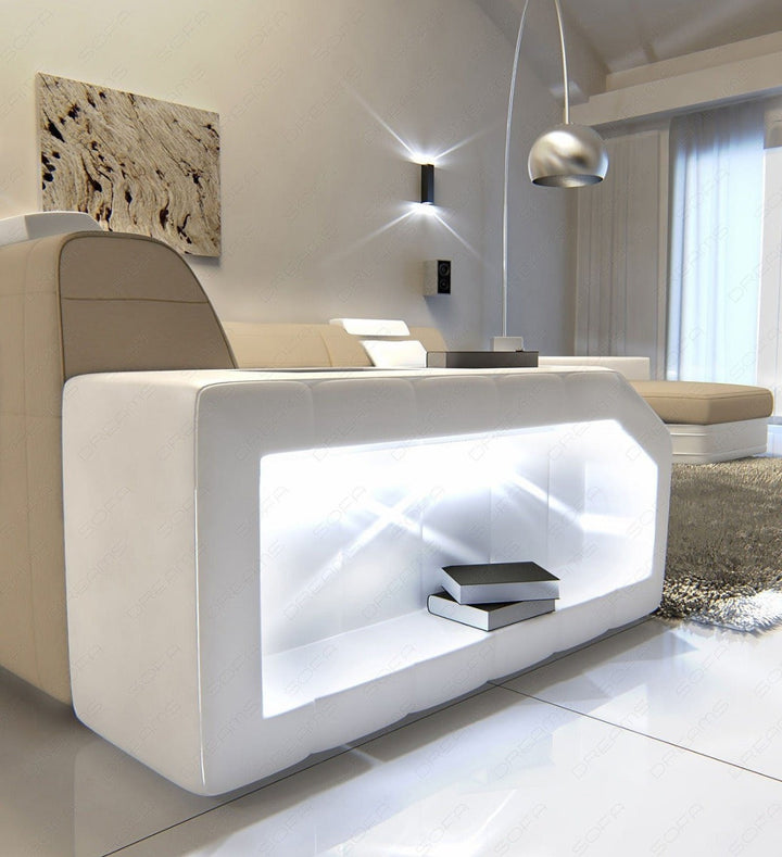 Polstersofa Prato XXL in beige - Mineva4 - Detailansicht der kleinen Armlehne
